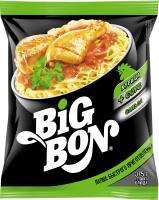 Лапша BIGBON со вкусом курицы и соусом Сальса